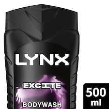 Lynx Excite XXL Body Wash Shower Gel 500ml