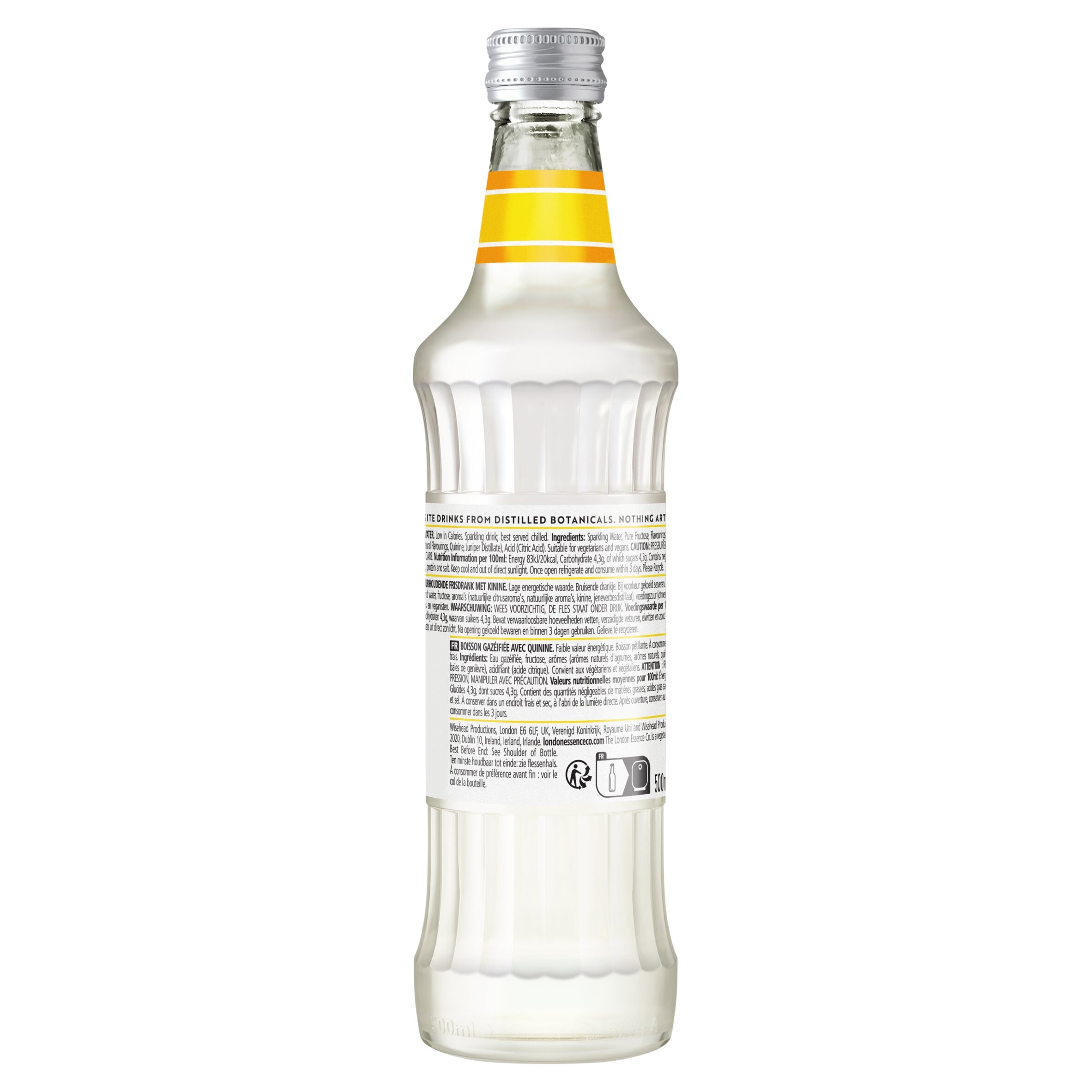 London Essence Original Indian Tonic Water Bottle 500ml thumbnail 2