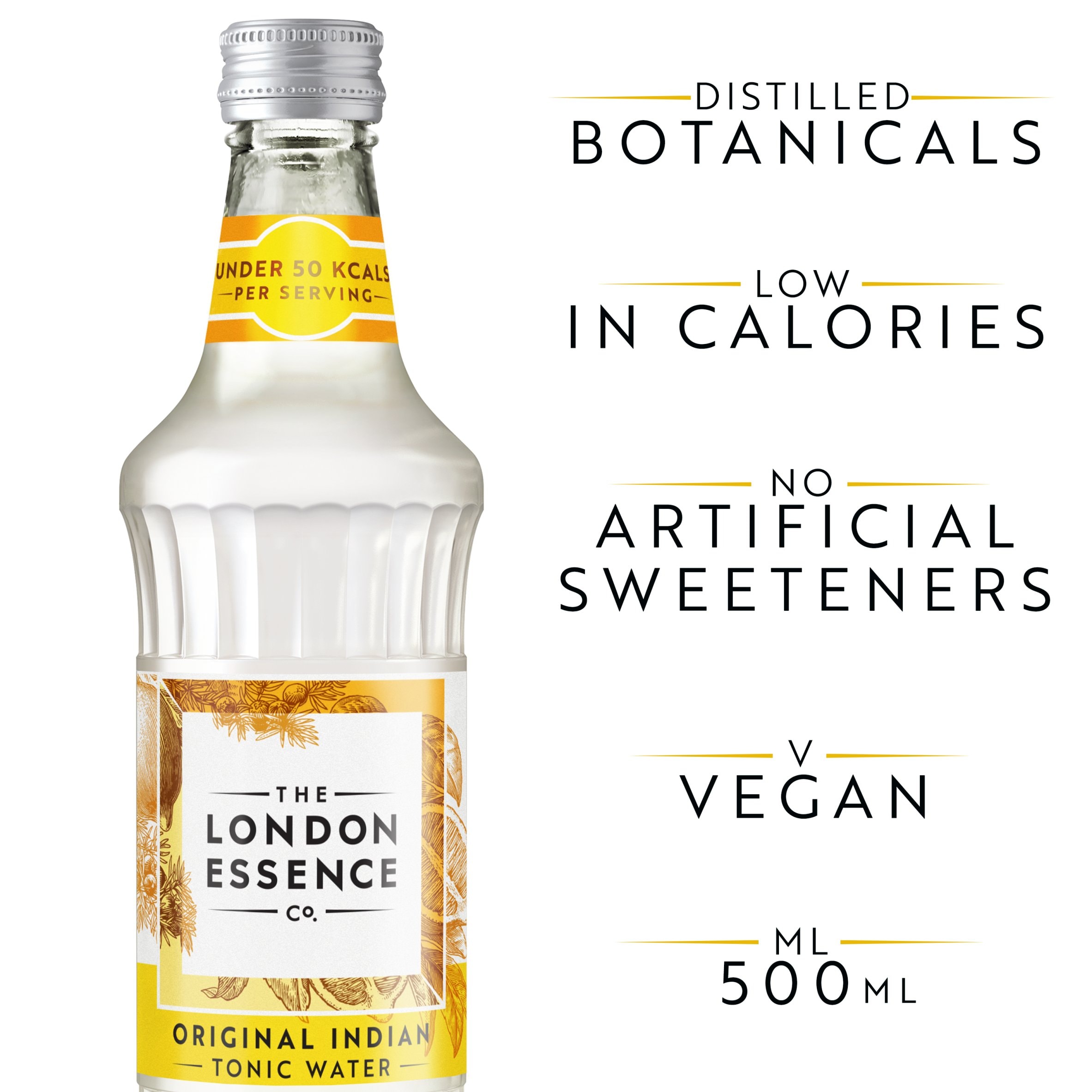 London Essence Original Indian Tonic Water Bottle 500ml thumbnail 3