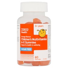 Tesco Health 60 Childrens Multivitamins Orange Gummies