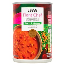 Tesco Plant Chef Lentil & Pepper Soup 400G