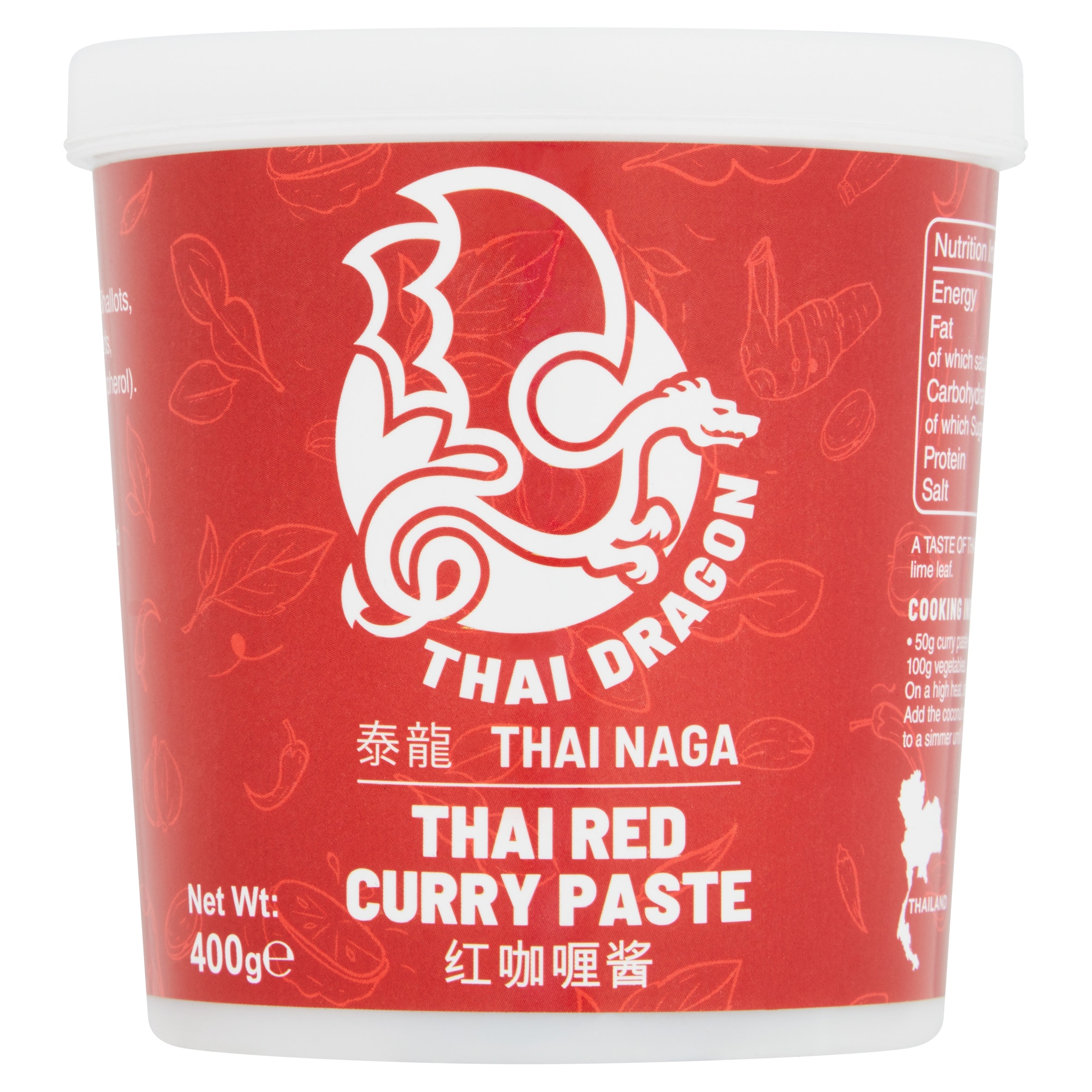 Thai Dragon Red Curry Paste 400G