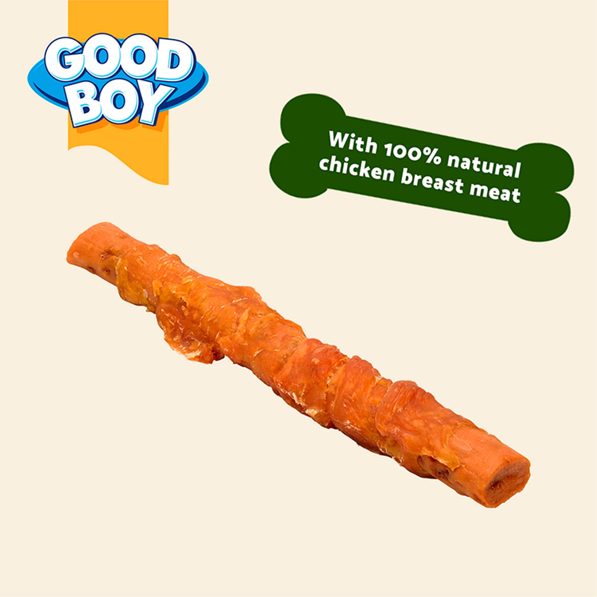 Good Boy Wagtastic Dog Treats Jumbo Chicken Carrot Stick 100g thumbnail 3