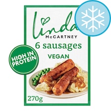 Linda McCartney 6 Vegan Sausages 270g