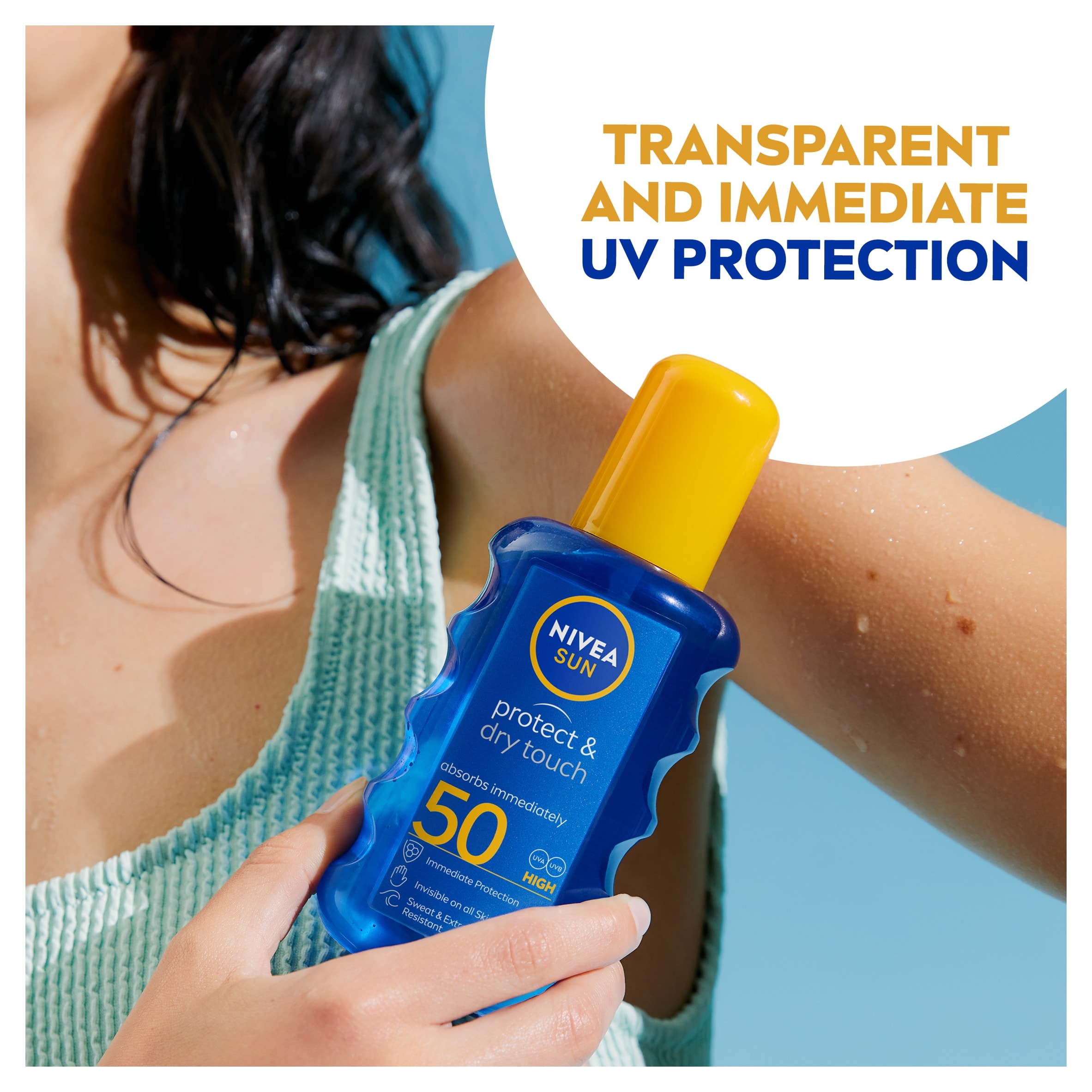 NIVEA SUN Protect & Dry Touch Sun Mist Spray SPF50 200ml thumbnail 5