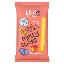 Ella's Kitchen Organic Peach & Banana Melty Sticks 16G