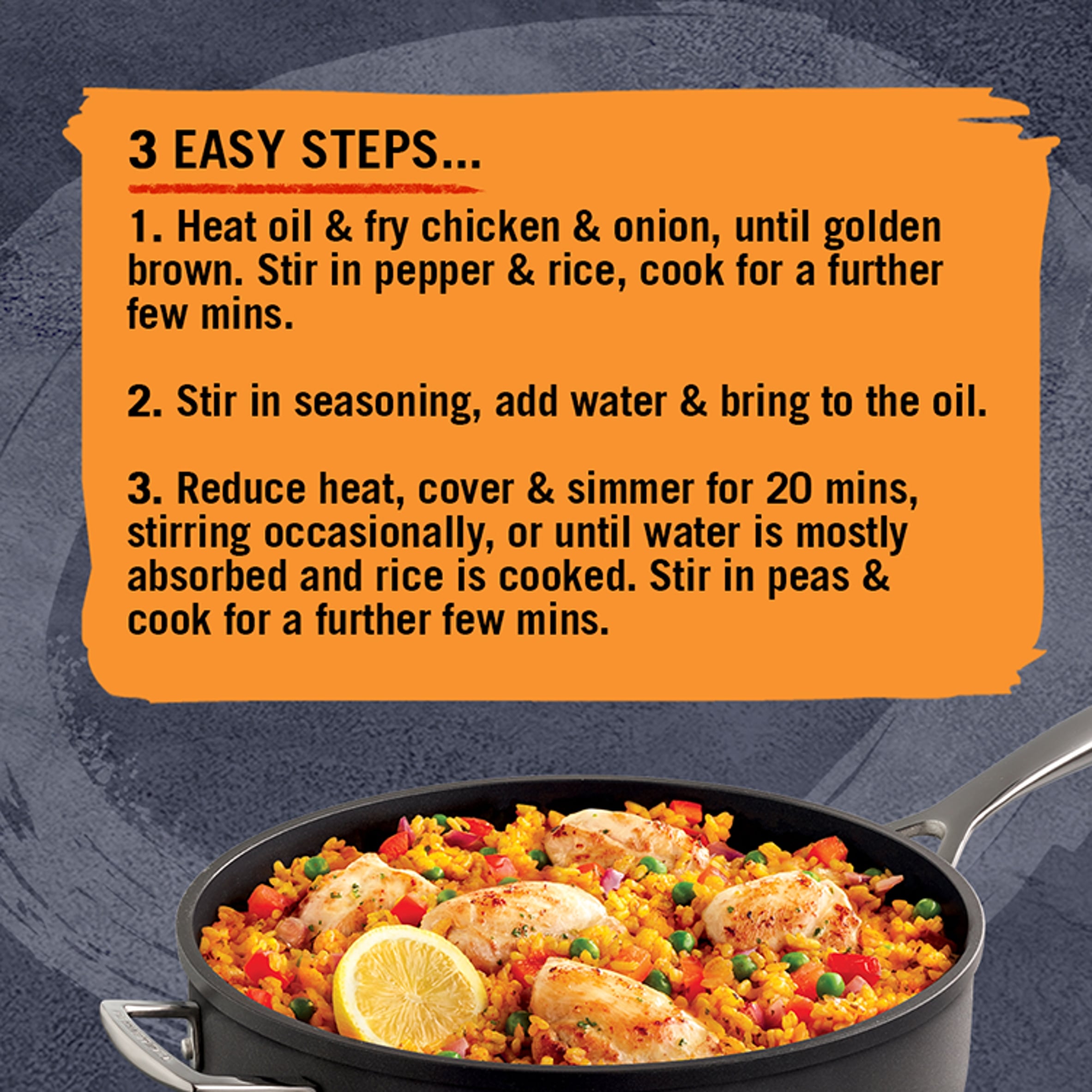 Schwartz One Pan Spanish Chicken & Rice Recipe Mix 30g thumbnail 2