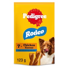 Pedigree Rodeo Adult Dog Treats Chicken 7 Sticks 123g