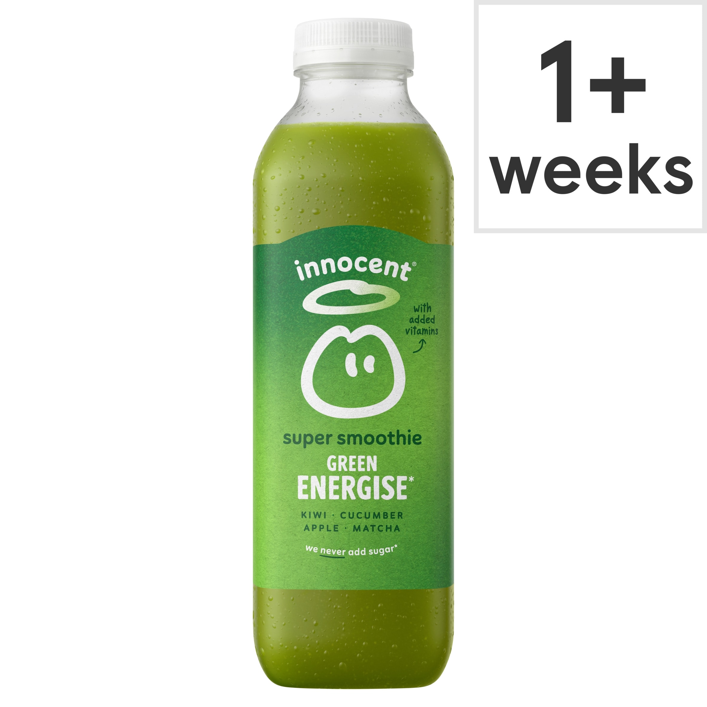 Innocent Green Energise, Kiwi, Cucumber, Apple & Matcha Super Smoothie