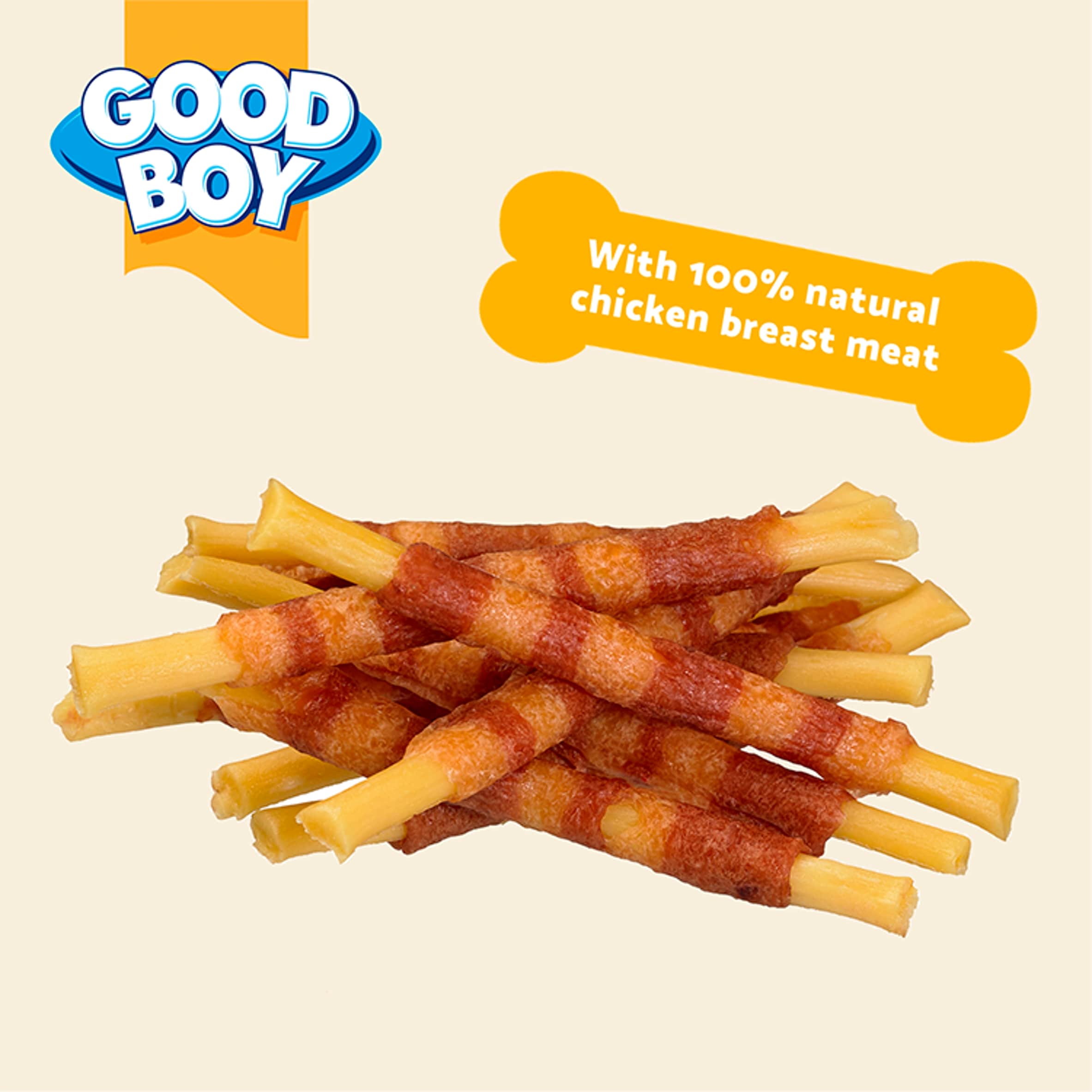 Good Boy Wagtastic Dog Treats Chicken Cheese Sticks 70g thumbnail 3