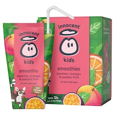 innocent Kids Smoothies Peaches, Passion Fruits & Oranges 4 x 150ml thumbnail 2