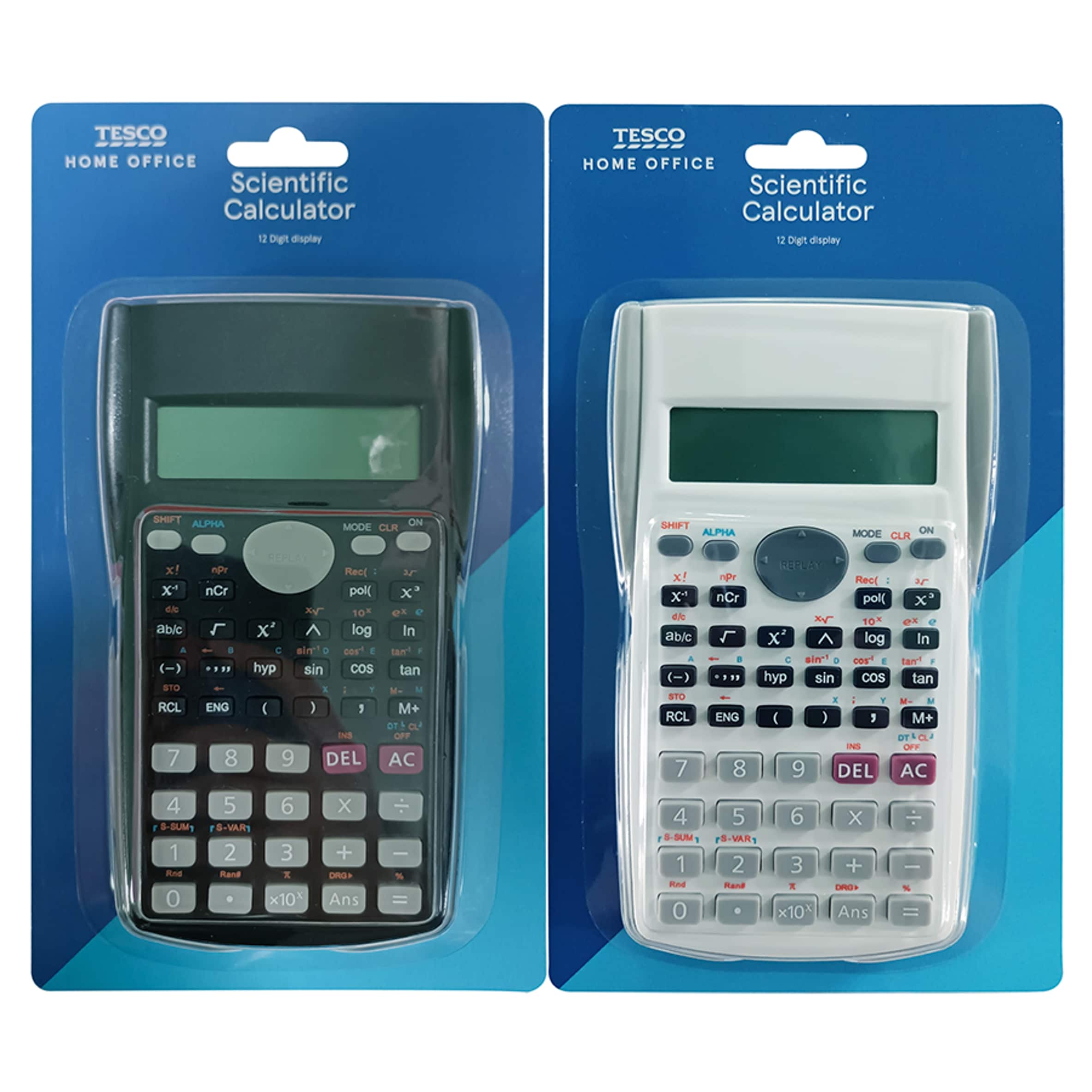 Tesco Scientific Calculator Black & White Assortment