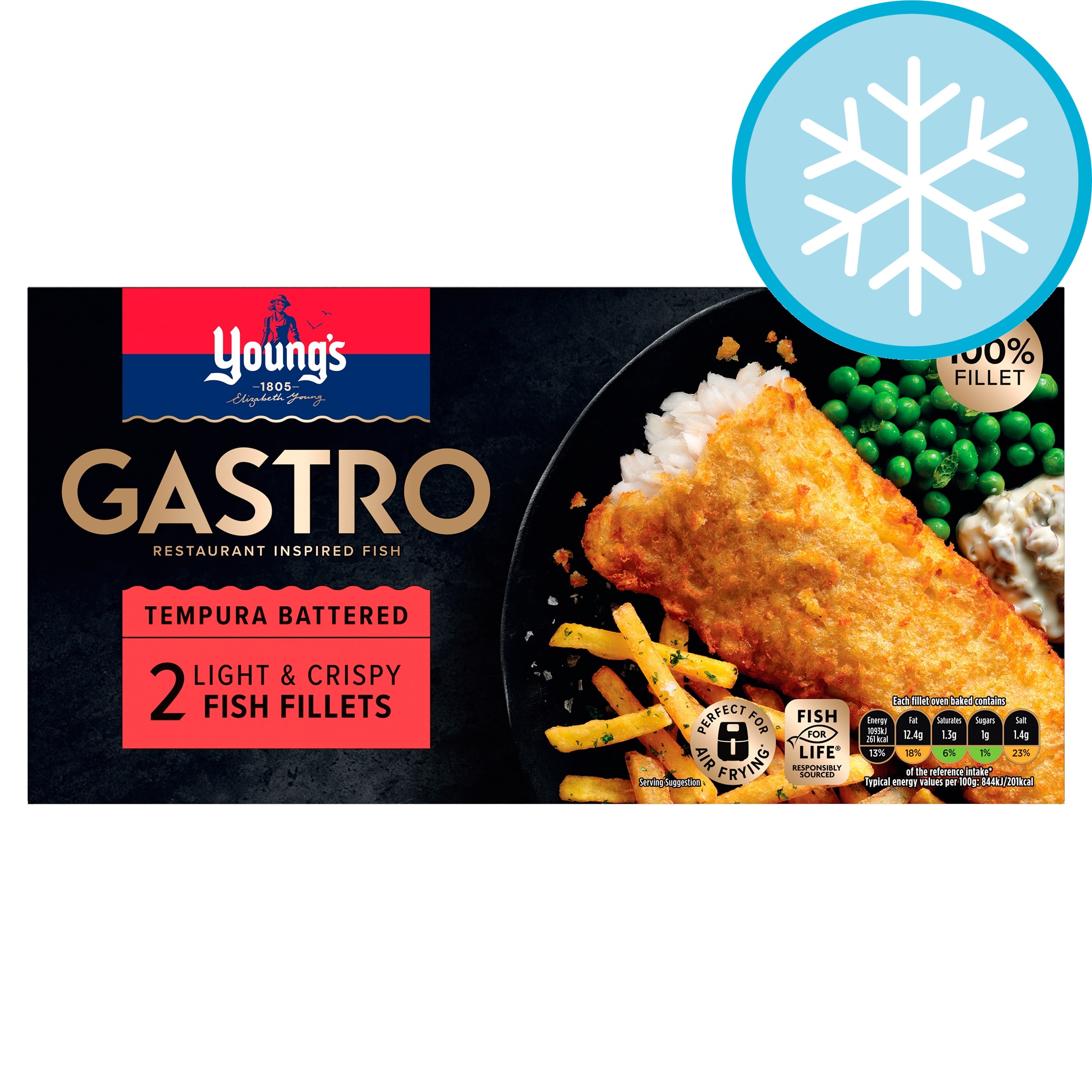 Young's Gastro 2 Tempura Battered Fish Fillets