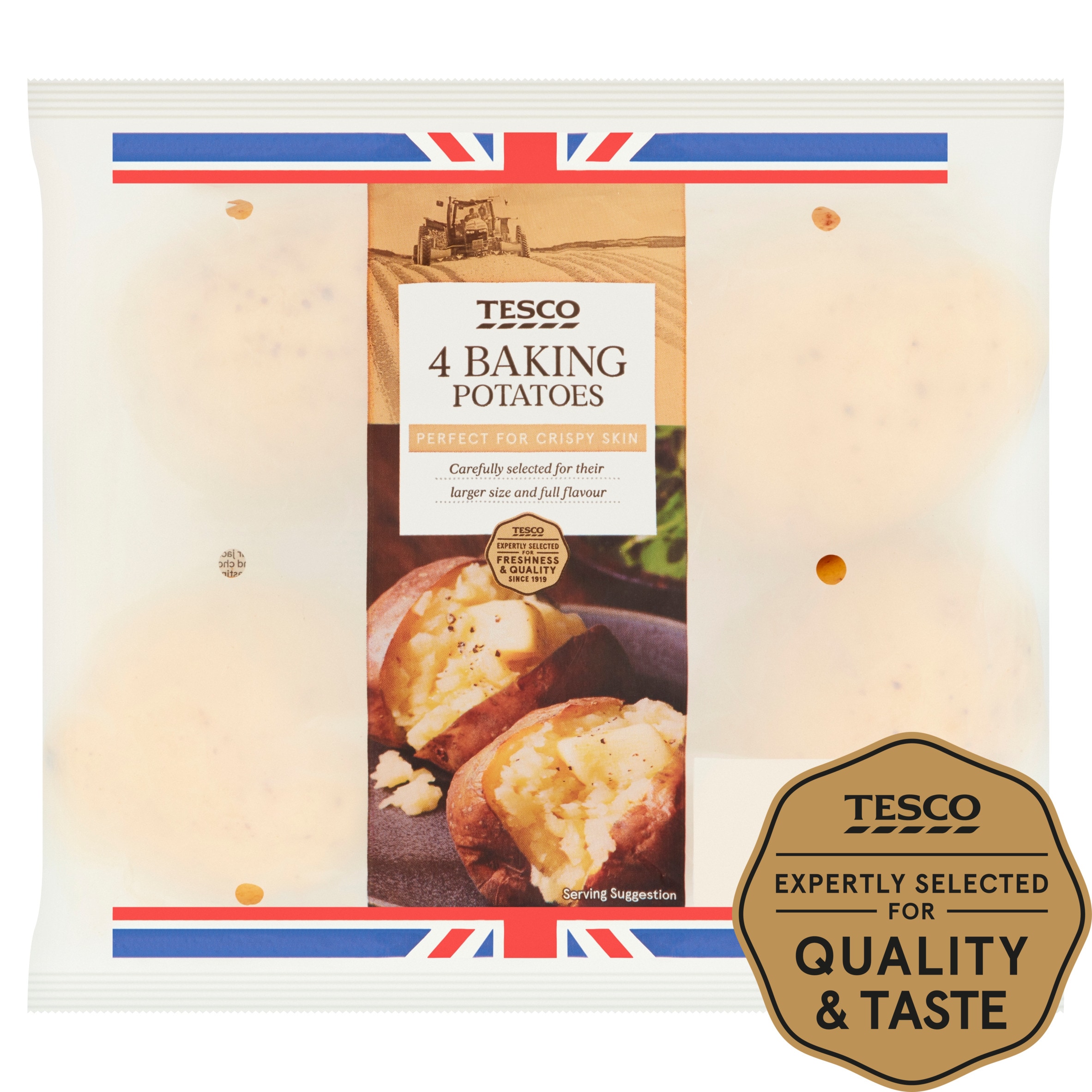 Tesco Baking Potatoes 4 Pack