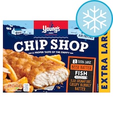 Young's Chip Shop Extra Large Beer Batter Fish Fillets 300g