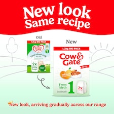 Cow & Gate 1 First Infant Baby Milk Formula Powder from Birth Big Pack 1.2kg thumbnail 2