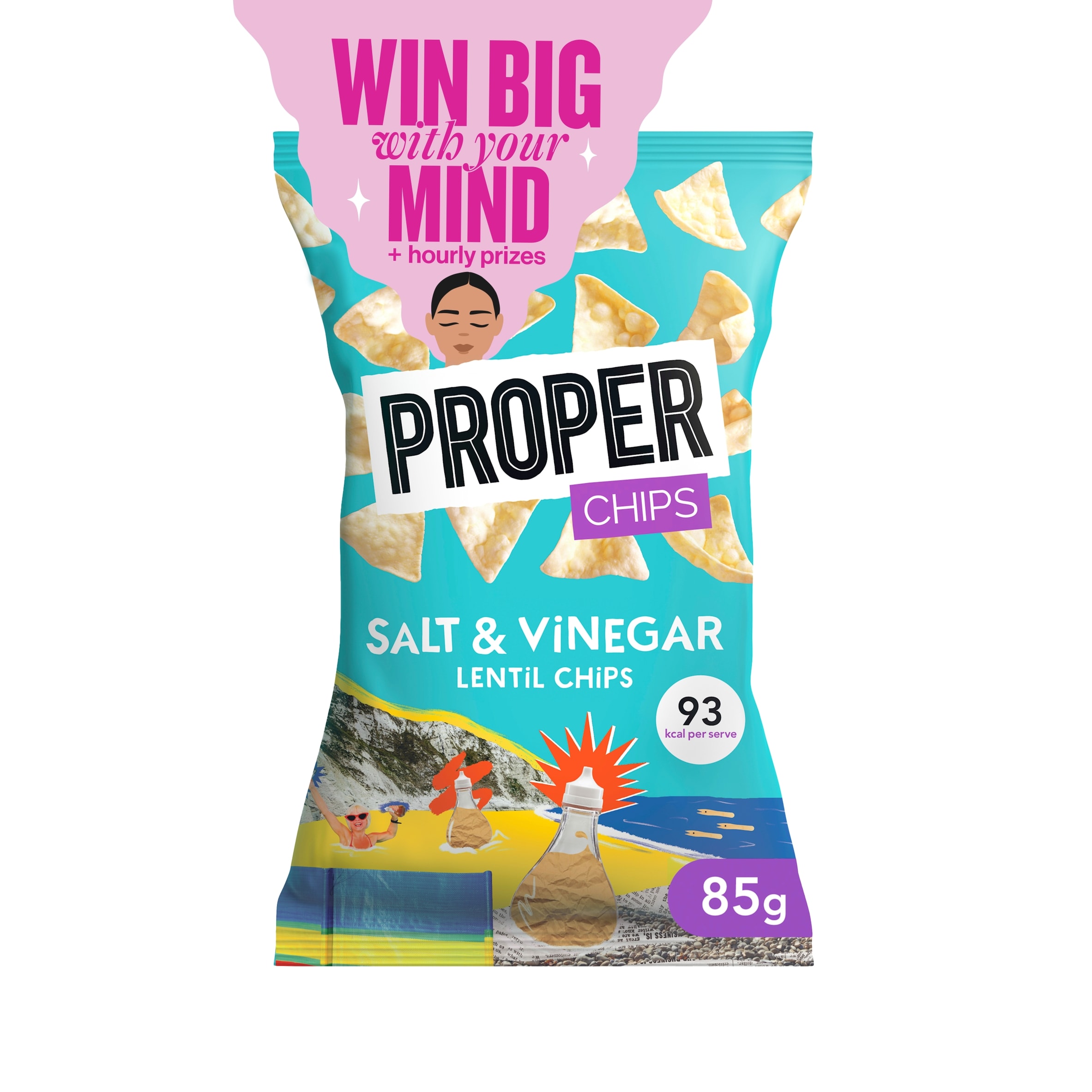 PROPERCHIPS Salt & Vinegar Lentil Chips