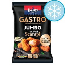Youngs Gastro Jumbo Wholetail Scampi 230G