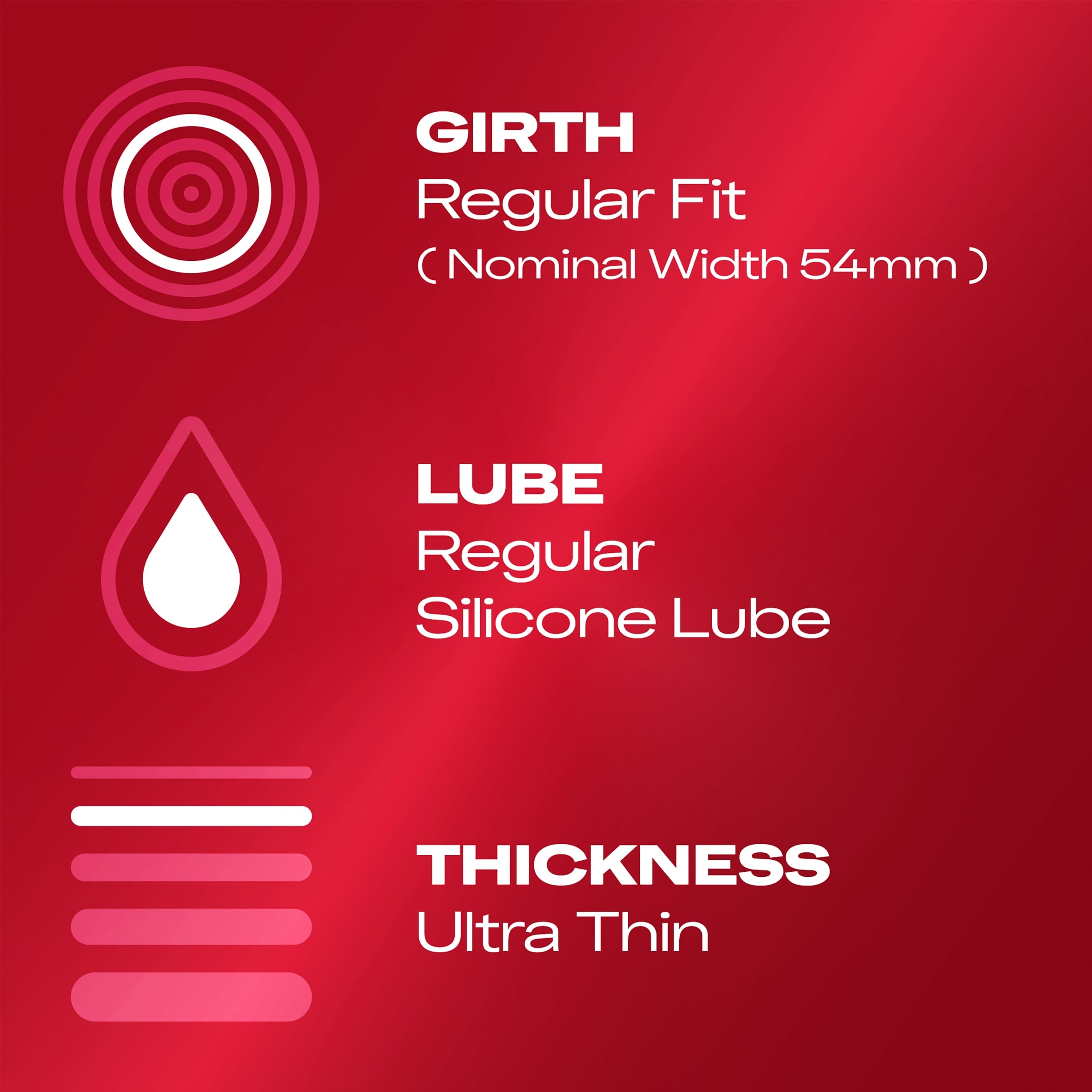 Durex Thin Feel Ultra Thin Condoms Regular Fit 12 Pack  thumbnail 3