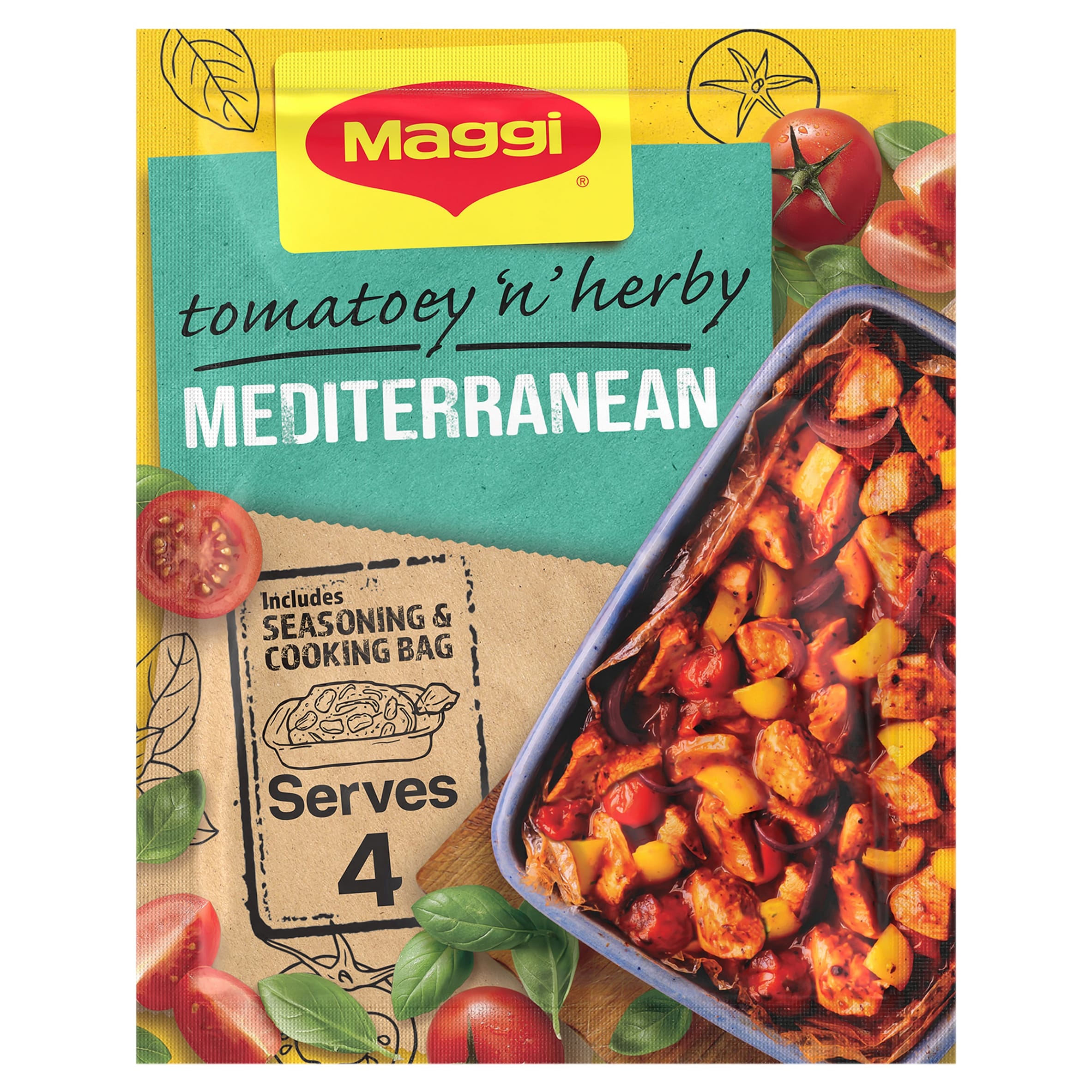 Maggi Mediterranean Chicken Seasoning & Cooking Bag 37g