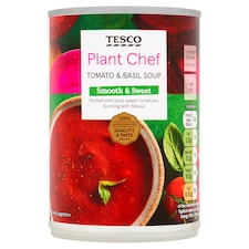Tesco Plant Chef Tomato And Basil Soup 400G