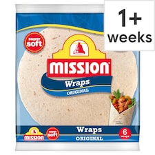 Mission Original Tortilla Wraps 6 Pack