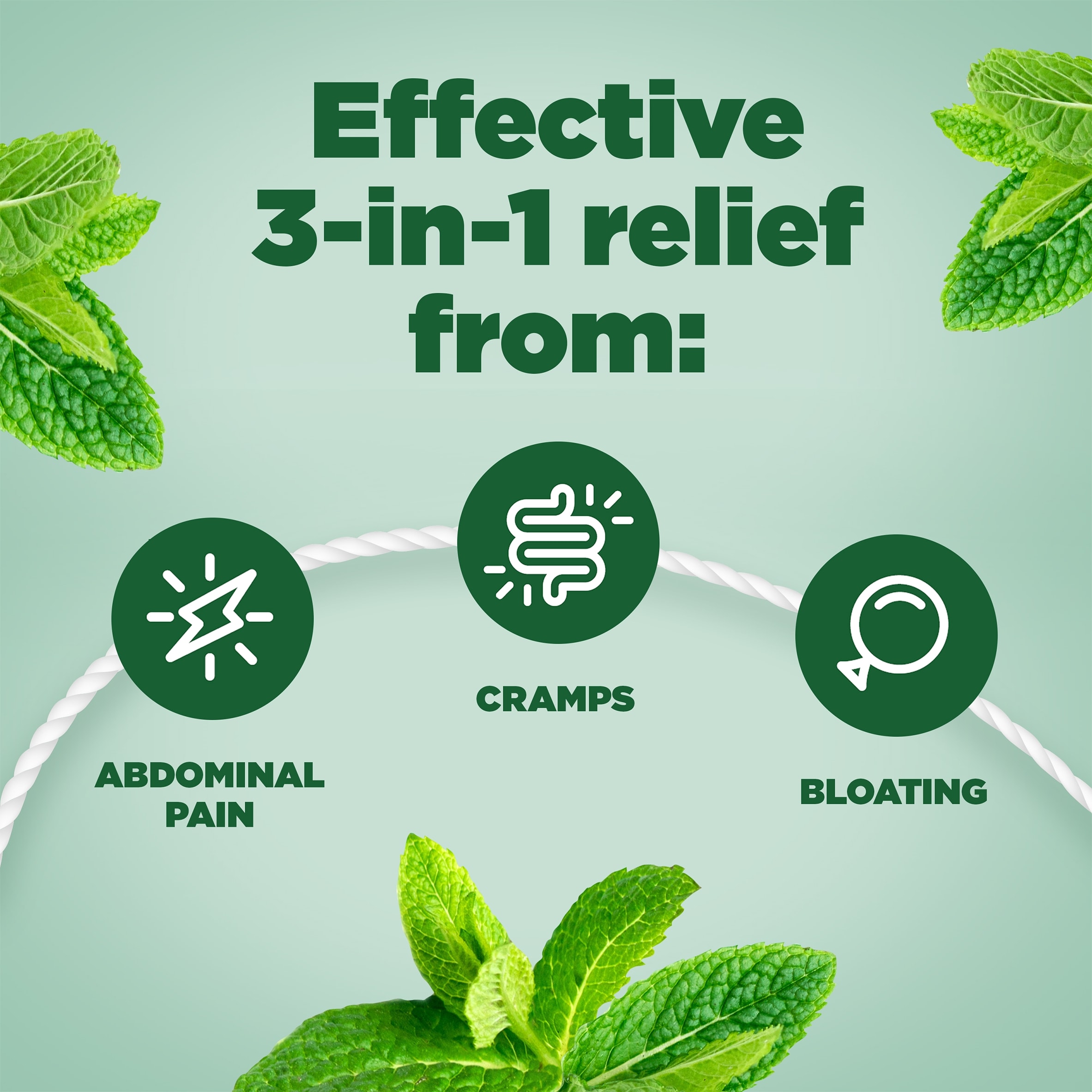 Buscomint Peppermint Oil Gastro-Resistant Soft Capsules 24s thumbnail 3