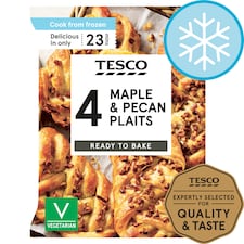 Tesco 4 Maple & Pecan Plaits 350G