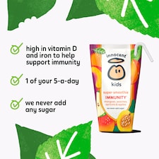 innocent Kids Super Smoothies Mangoes, Peaches, Apricots & Apples 4 x 150ml thumbnail 3