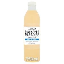 Tesco Pineapple Paradise Fruit Smoothie 750Ml