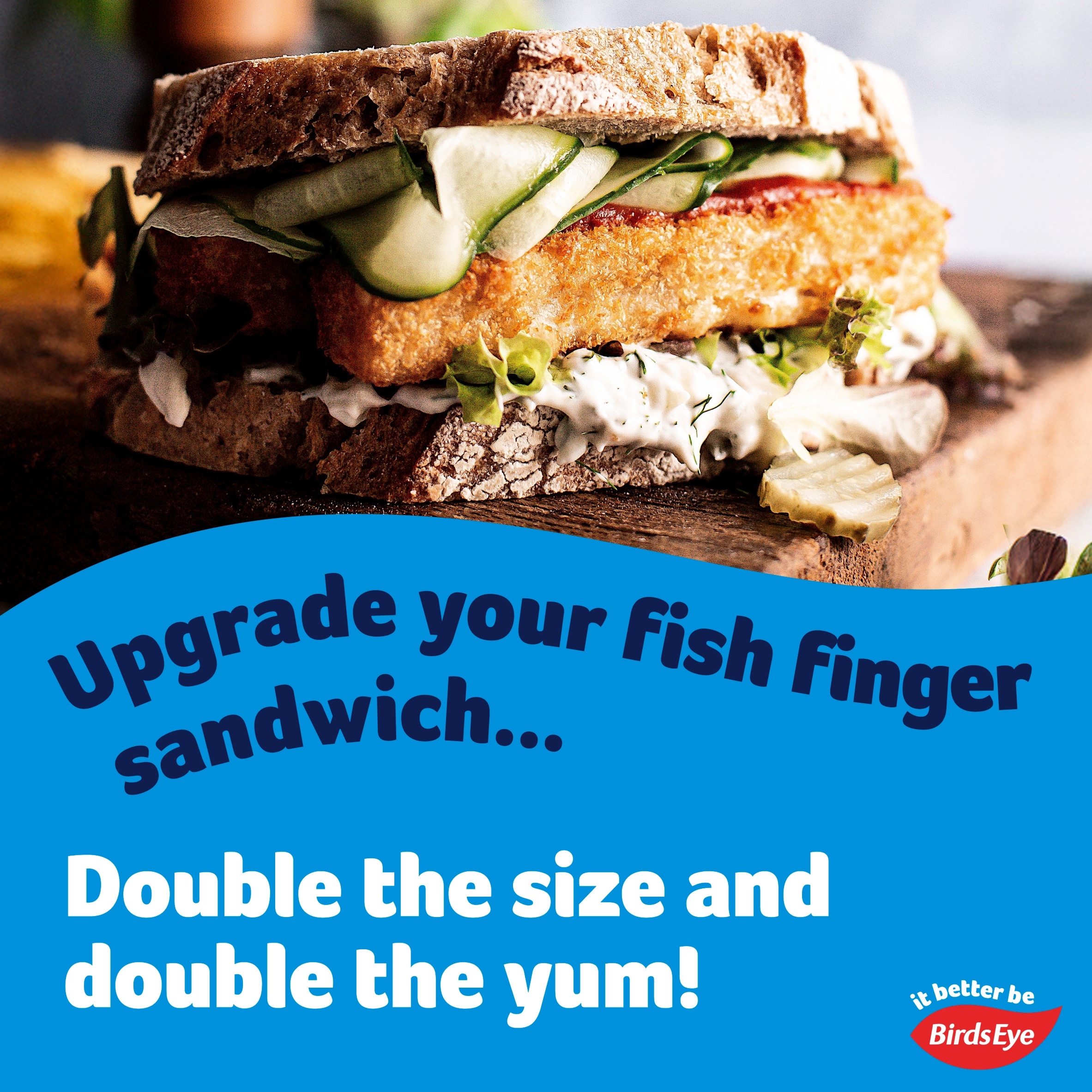 Birds Eye Chunky Breaded Fish Fingers 6 Pack 360g thumbnail 2