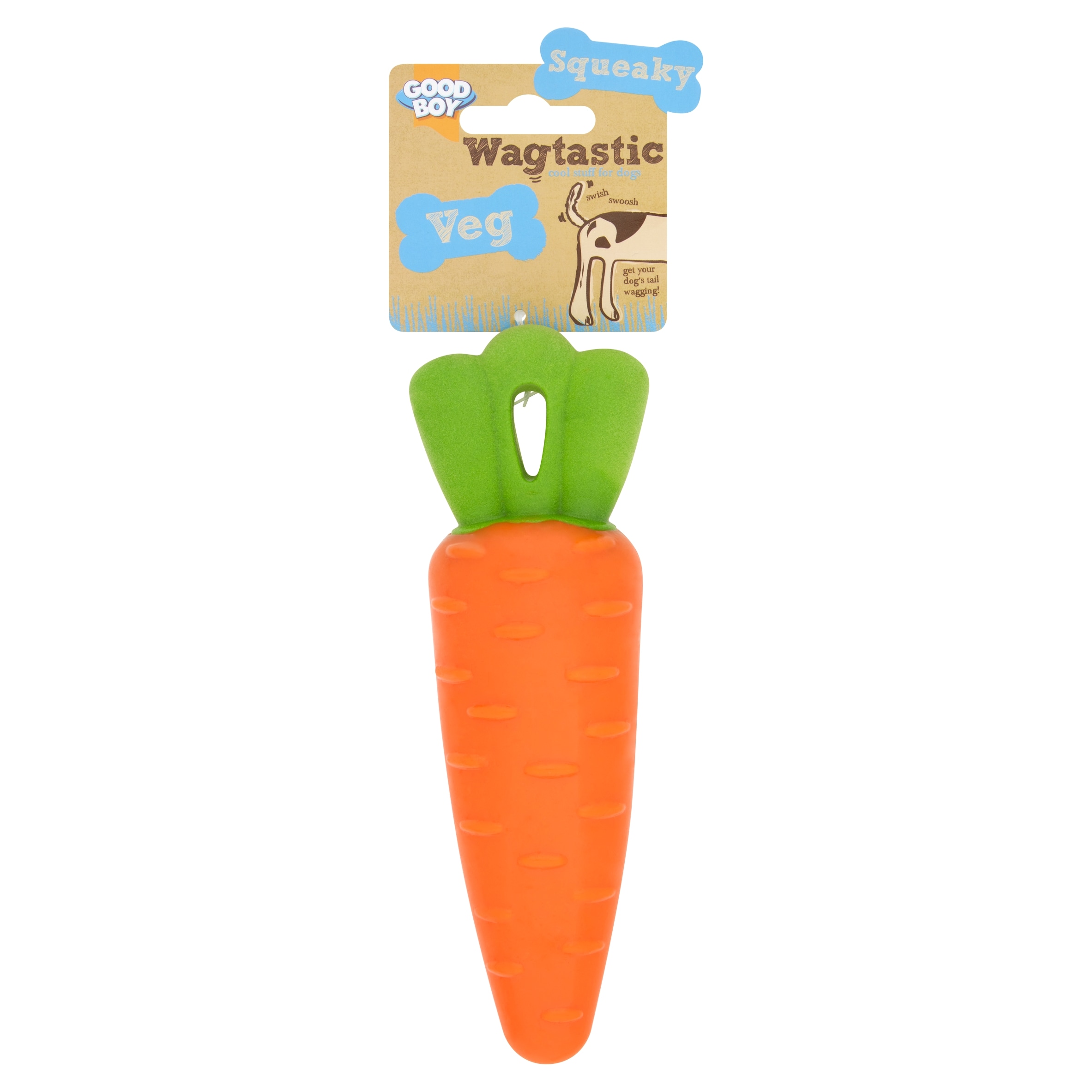 Good Boy Wagtastic Squeak Vegetable Dog Toys