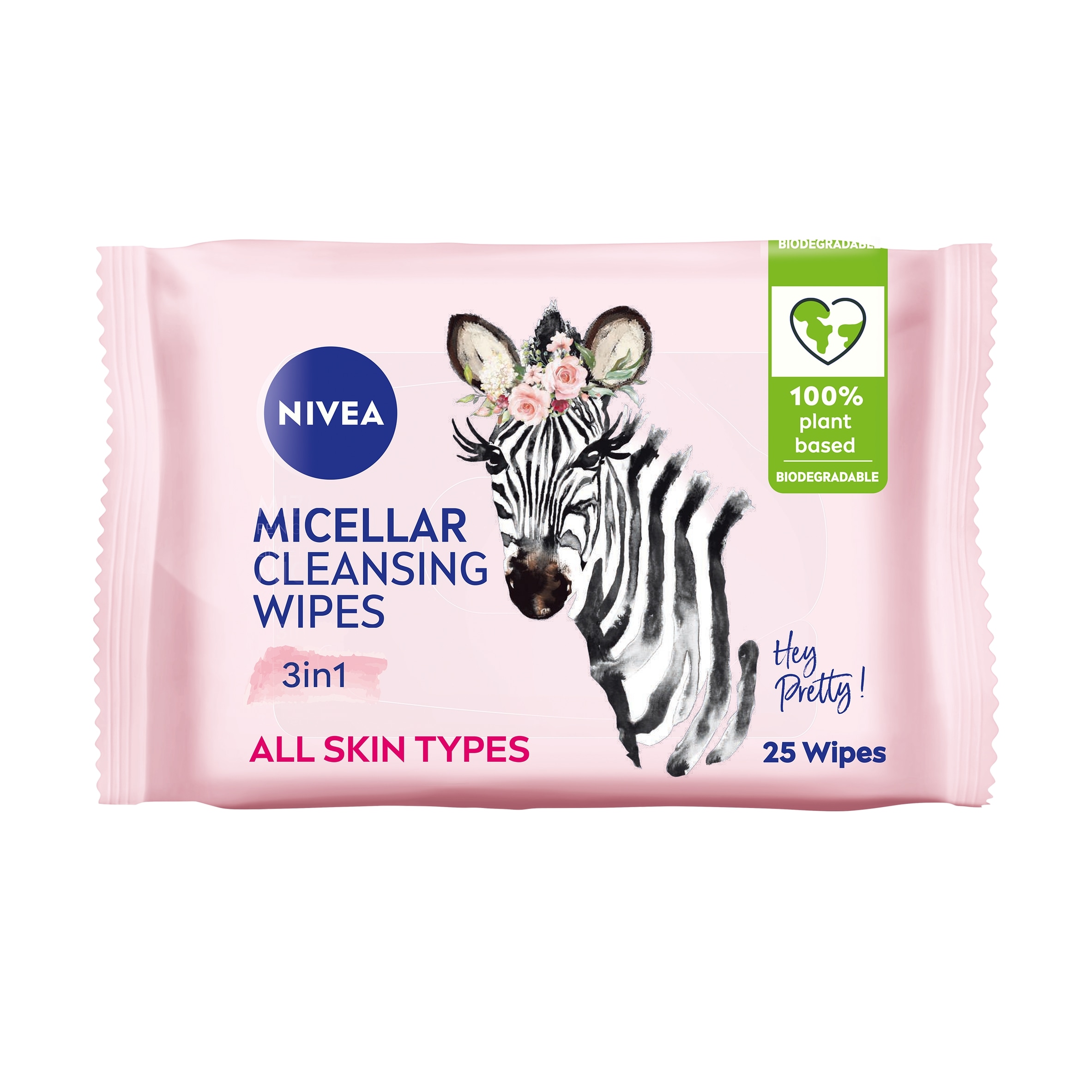 NIVEA MicellAir Cleansing Face Wipes 25 Pack