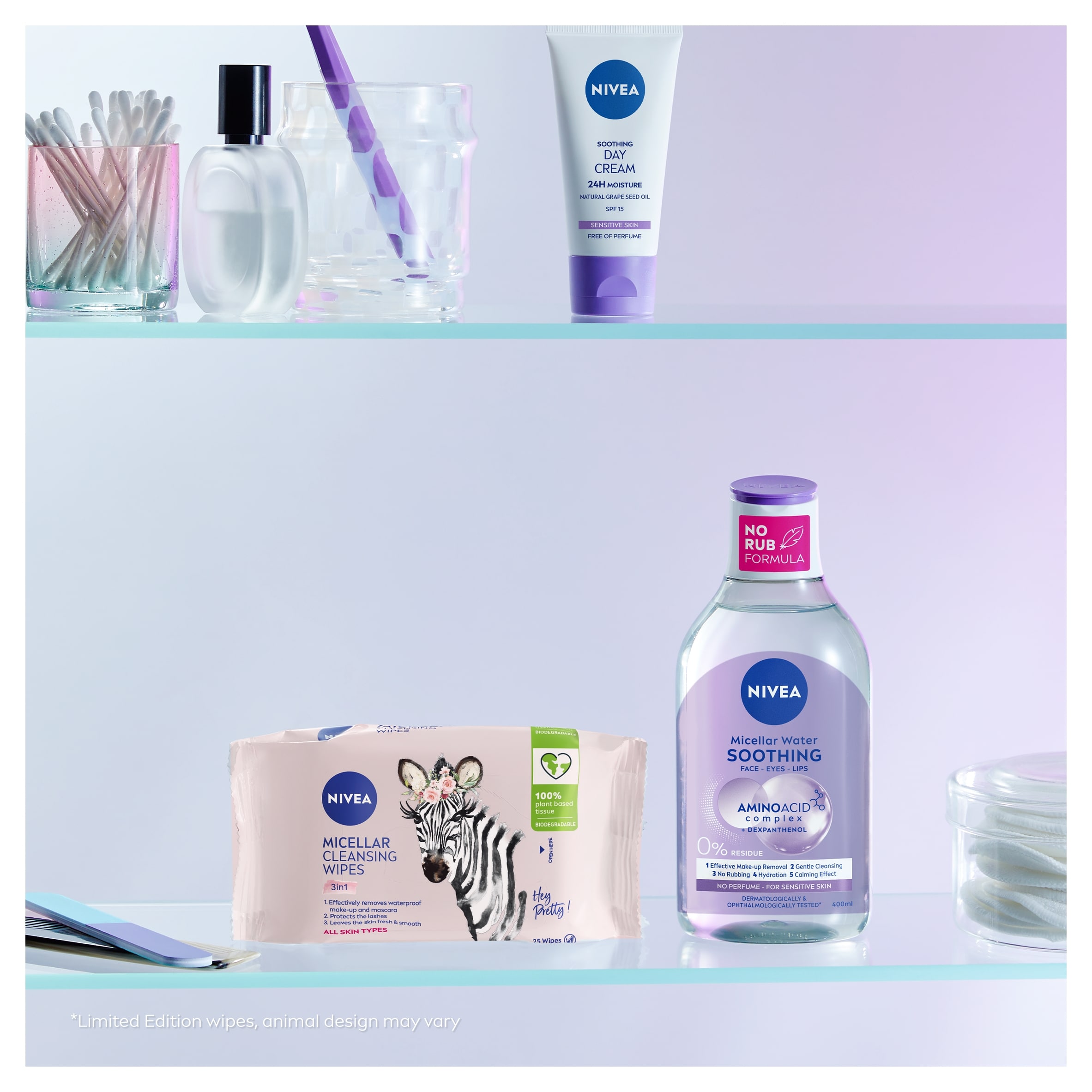 NIVEA MicellAir Cleansing Face Wipes 25 Pack thumbnail 3
