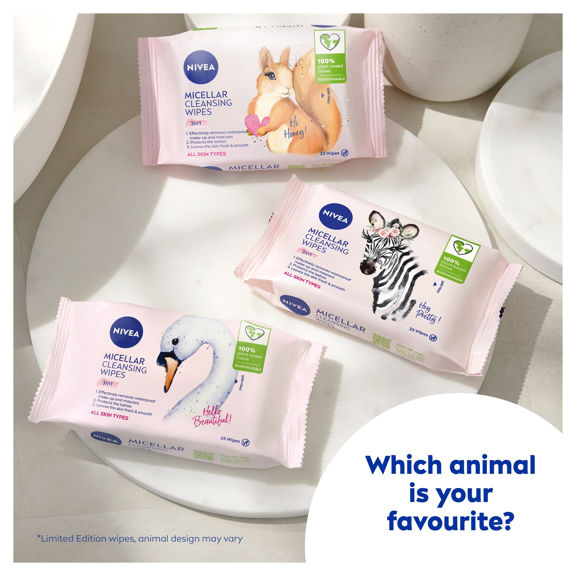 NIVEA MicellAir Cleansing Face Wipes 25 Pack thumbnail 4