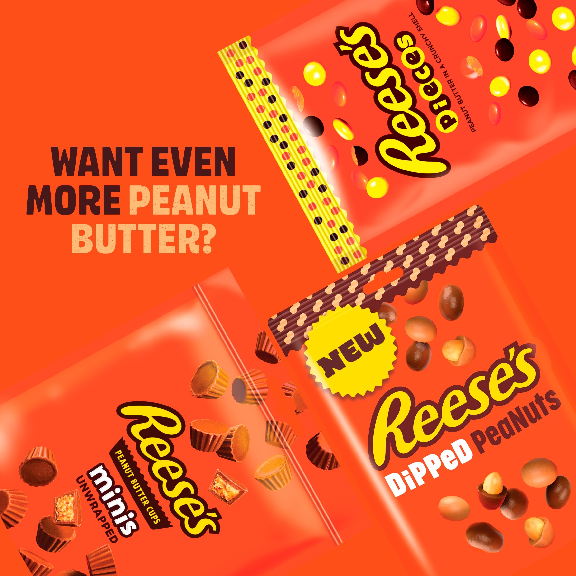 Reese's Peanut Butter Cups Minis Unwrapped 90G thumbnail 3
