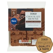 Tesco Chocolate Brownie Slices 240g
