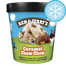 Ben & Jerry's Caramel Chew Chew Ice Cream Tub 465ml