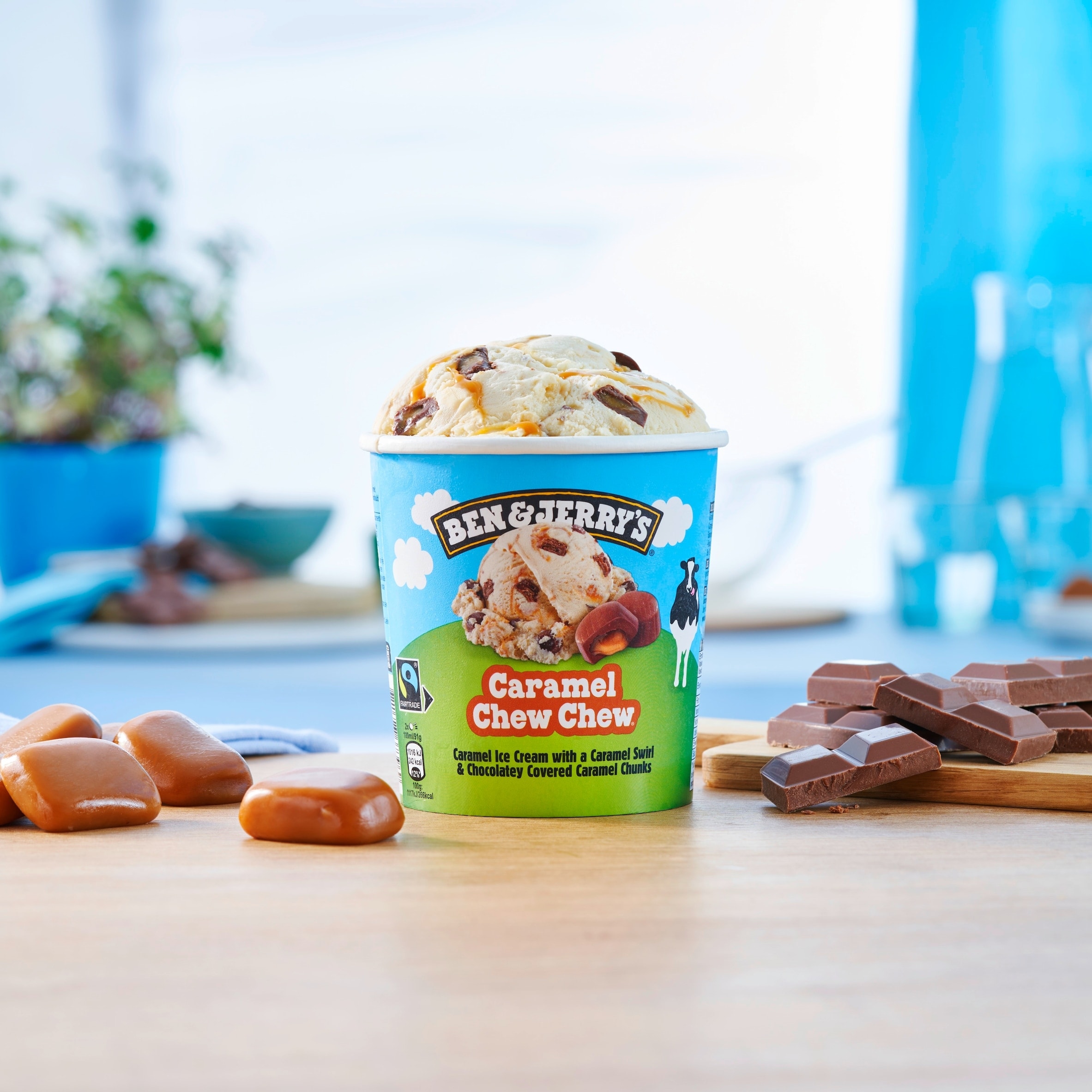 Ben & Jerry's Caramel Chew Chew Ice Cream Tub 465ml thumbnail 4