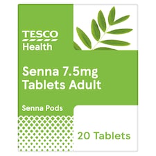 Tesco Health Senna 7.5mg Laxative Tablets for Adults 20s