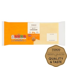 Tesco British Mild Cheddar Cheese 400G
