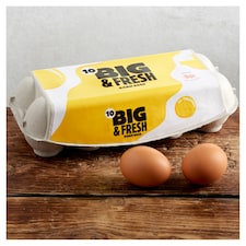 Big & Fresh Barn Eggs Large 10 Pack thumbnail 2