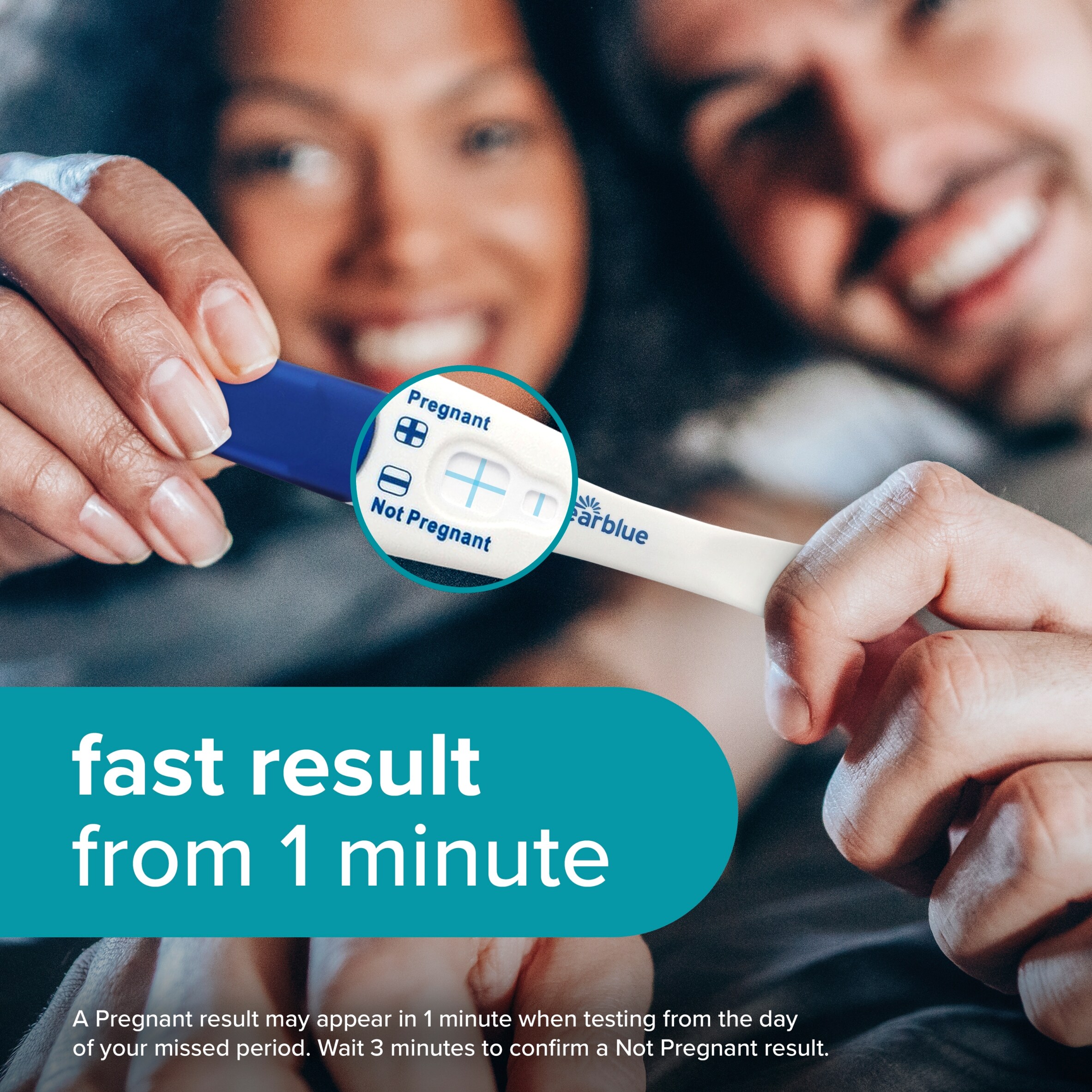 Clearblue Rapid Detection Pregnancy Test 2 Pack thumbnail 3