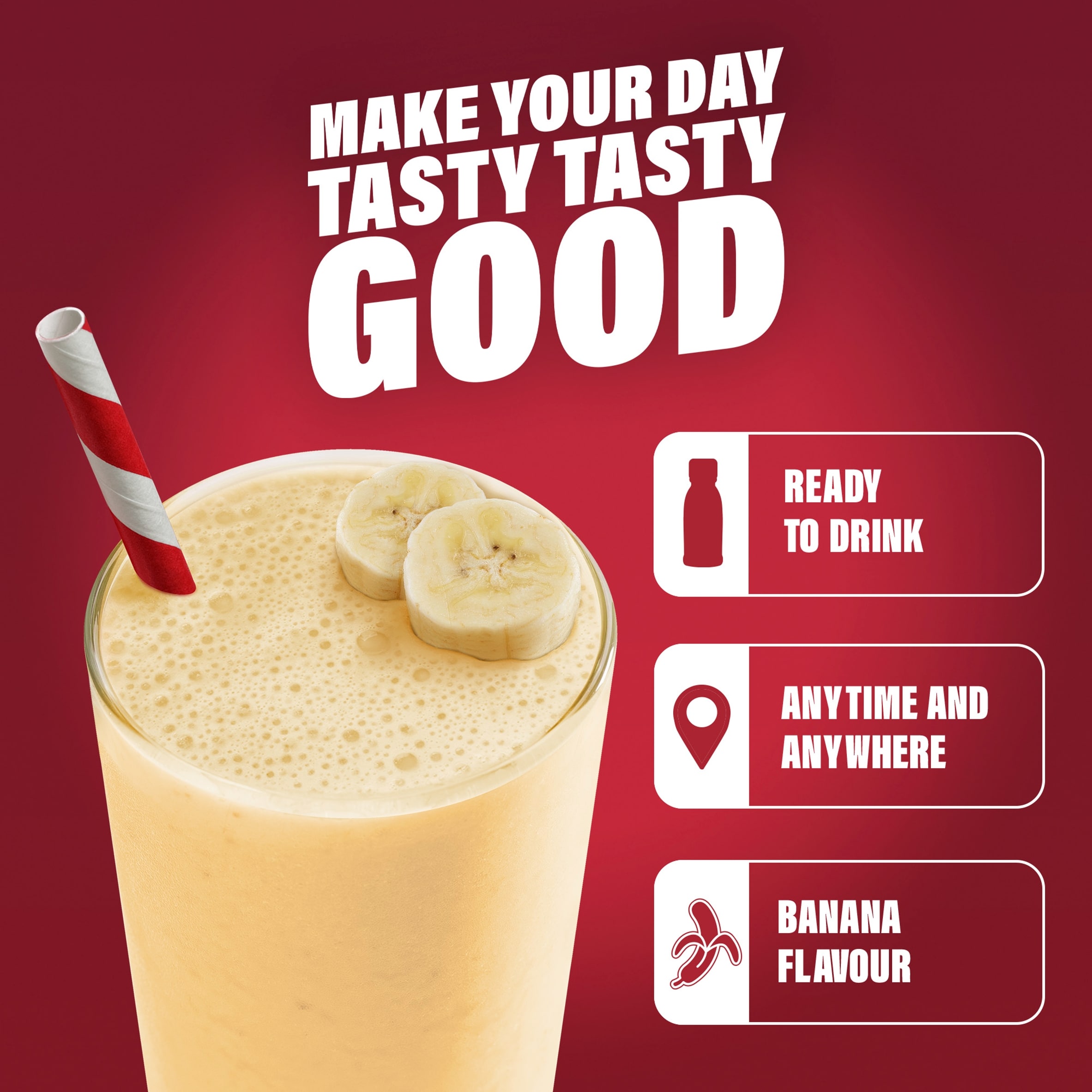 SlimFast Meal Replacement Shake - Banana Multipack 6 x 325ml thumbnail 4