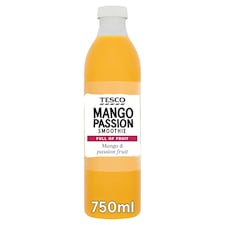 Tesco Mango Passion Fruit Smoothie 750Ml