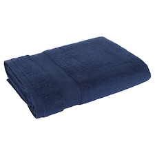 F&F Home Supersoft Cotton Bath Sheet Towel Navy