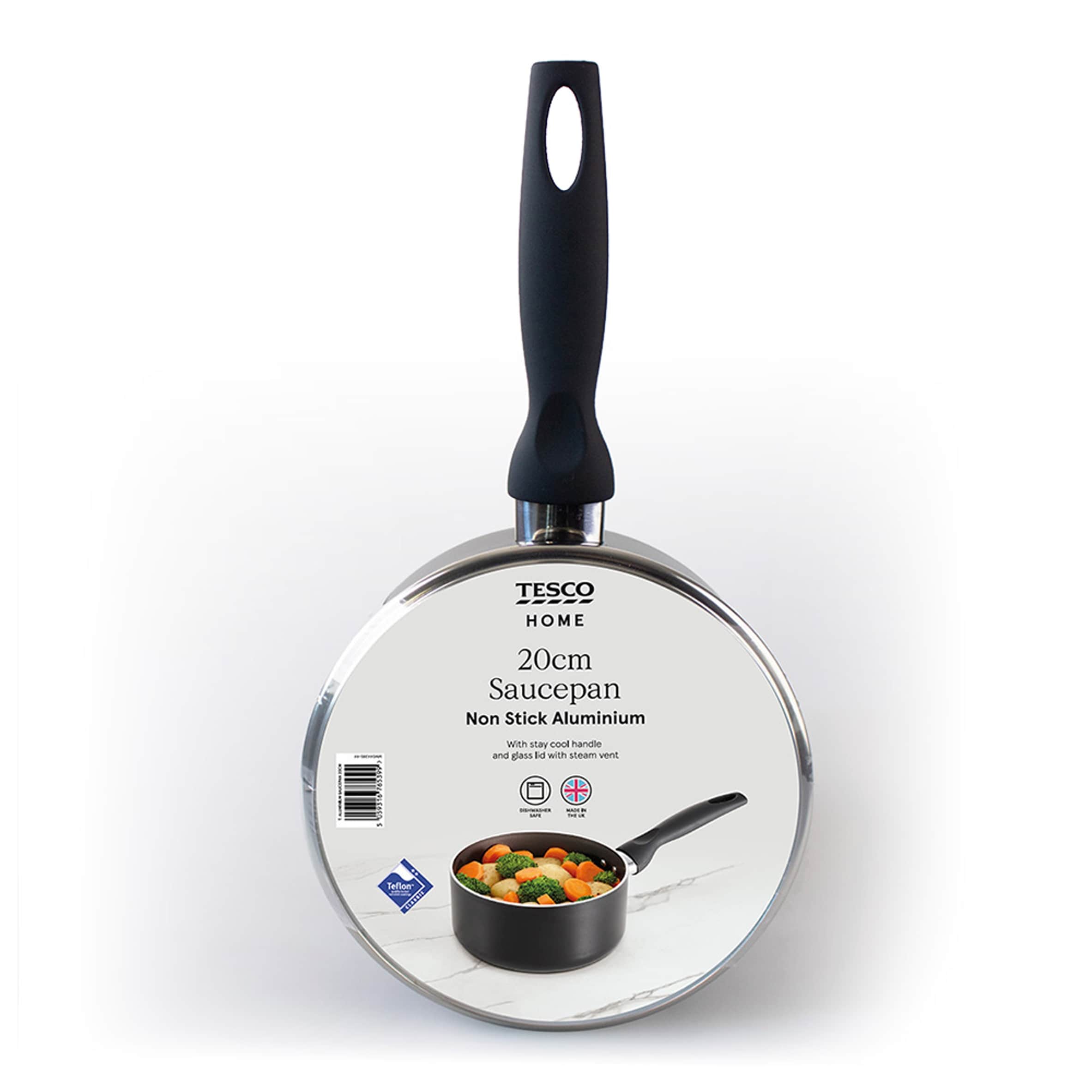 Tesco 20Cm Saucepan