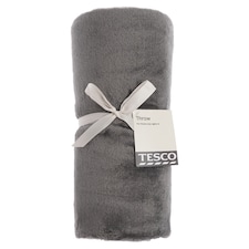 F&F Home Super Soft Throw - Grey