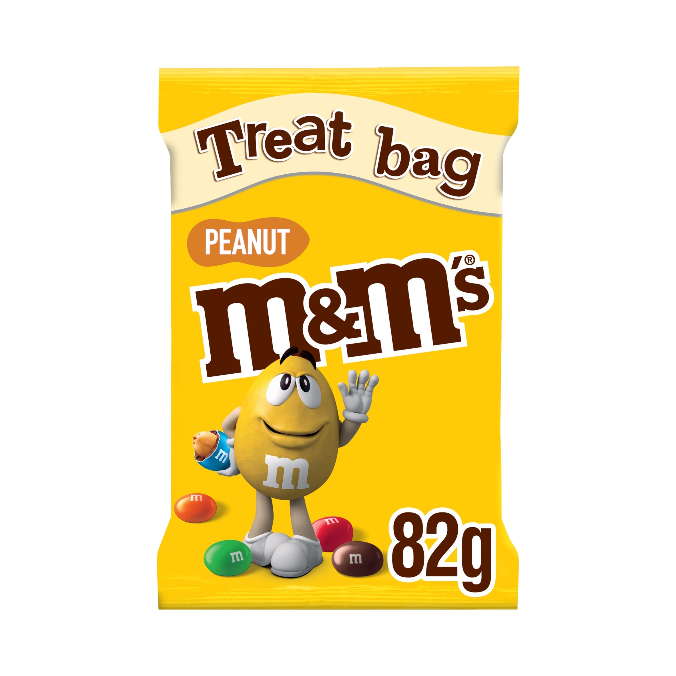 M&M's Peanut Chocolate Treat Bag 82G