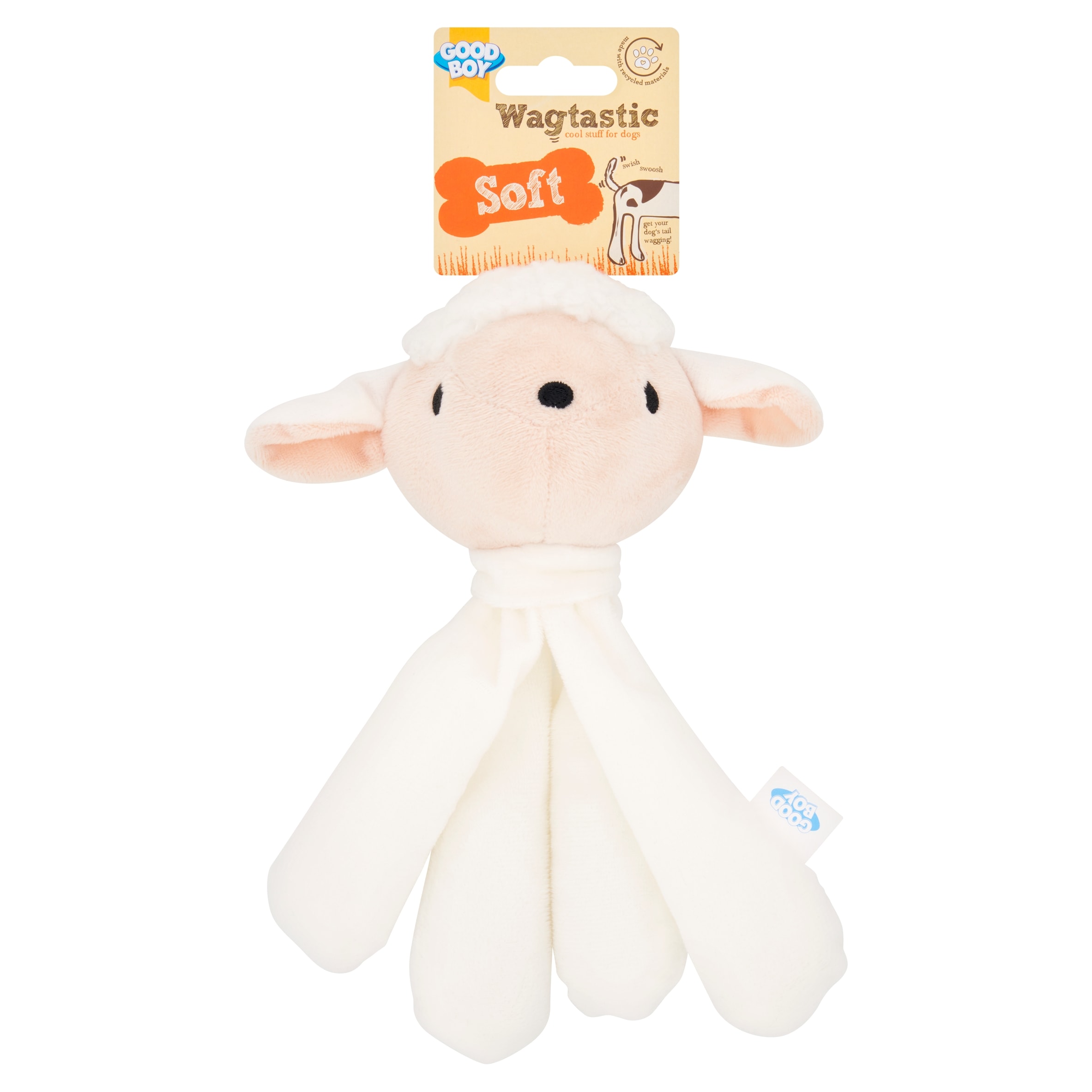 Good Boy Wagtastic Crinkl Legs Dog Toy